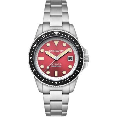 Spinnaker Croft Pioneer SP-5136 Relógio automático para homem de 42 mm com pulseira de aço inoxidável sólido Spinnaker Croft Pioneer SP-5136 Relógio automático para homem de 42 mm com pulseira de aço inoxidável sólido