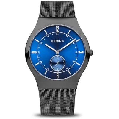 BERING 11940 Reloj de Cuarzo para Hombre con Caja de Acero Inoxidable de 40 mm y Esfera, Correa milanesa, Cristal de Zafiro y Resistencia al Agua de 3 ATM BERING 11940 Reloj de Cuarzo para Hombre con Caja de Acero Inoxidable de 40 mm y Esfera, Correa milanesa, Cristal de Zafiro y Resistencia al Agua de 3 ATM