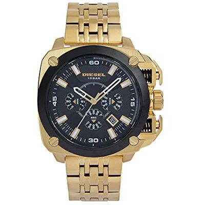 Diesel Relógio BAMF para Homem, Movimento de Quartzo Cronógrafo com Bracelete de Aço Inoxidável ou Silicone, pulseira Diesel Relógio BAMF para Homem, Movimento de Quartzo Cronógrafo com Bracelete de Aço Inoxidável ou Silicone, pulseira
