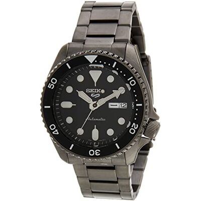 Seiko Relógio analógico 5 Sports, Preto Seiko Relógio analógico 5 Sports, Preto