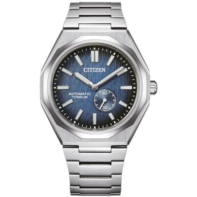 Citizen NK5020 Zenshin 60 Super Titanium relógio automático para homem com correia de titânio e cristal de safira, Prata, Moderno Citizen NK5020 Zenshin 60 Super Titanium relógio automático para homem com correia de titânio e cristal de safira, Prata, Moderno