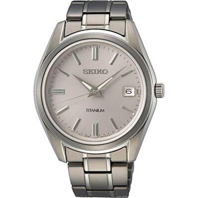 Seiko Relógio Analógico para Homens de Quartzo com Bracelete em Metal Seiko Relógio Analógico para Homens de Quartzo com Bracelete em Metal