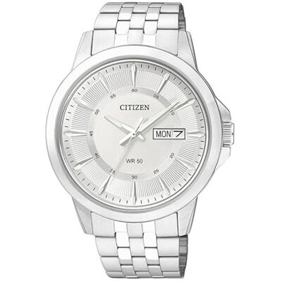 Citizen Relógio analógico de quartzo para homem, aço inoxidável 32001463, Prata / prata, Tamanho único, Clássico Citizen Relógio analógico de quartzo para homem, aço inoxidável 32001463, Prata / prata, Tamanho único, Clássico