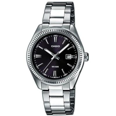 Casio Relógio Clássico, Prata, pulseira Casio Relógio Clássico, Prata, pulseira