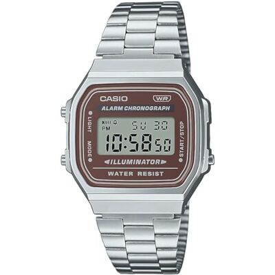 Casio VINTAGE ICONIC A168WA-5AYES Relógio digital unissexo com alarme Casio VINTAGE ICONIC A168WA-5AYES Relógio digital unissexo com alarme