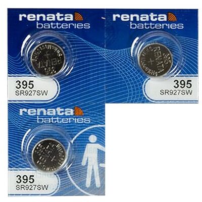 Renata única relógio bateria suíço feito 395 ou SR927SW ou AG7 1,5 V nave rápida (5 x 395 or SR927SW) Renata única relógio bateria suíço feito 395 ou SR927SW ou AG7 1,5 V nave rápida (5 x 395 or SR927SW)