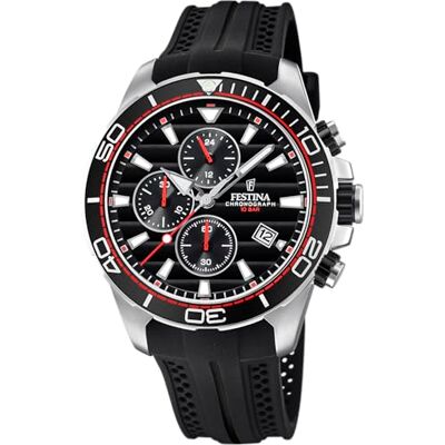 Festina Reloj deportivo para hombre – Cronógrafo – Movimiento de cuarzo – Reloj analógico para hombre con correa de caucho – Resistente al agua 10 ATM – F20370 – Special Prices Festina Reloj deportivo para hombre – Cronógrafo – Movimiento de cuarzo – Reloj analógico para hombre con correa de caucho – Resistente al agua 10 ATM – F20370 – Special Prices