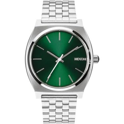 NIXON Relógio analógico de quartzo para homem com correia de aço inoxidável (mostrador de relógio de 37 mm, bracelete de aço inoxidável de 19,5 mm a 18 mm) NIXON Relógio analógico de quartzo para homem com correia de aço inoxidável (mostrador de relógio de 37 mm, bracelete de aço inoxidável de 19,5 mm a 18 mm)