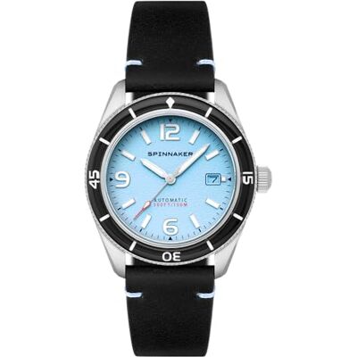 Spinnaker Fleuss SP-5055 Relógio automático para homem de 43 mm com correia de couro Spinnaker Fleuss SP-5055 Relógio automático para homem de 43 mm com correia de couro
