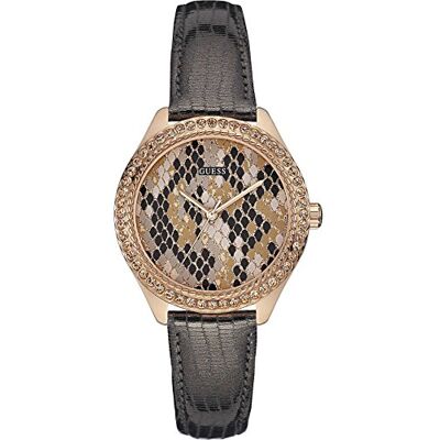 GUESS Relógio de pulso para mulher, branco/prateado GUESS Relógio de pulso para mulher, branco/prateado