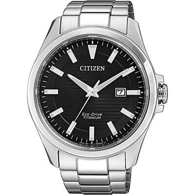 Citizen Reloj Analógico para Hombres de Eco-Drive con Correa en Titanio Citizen Reloj Analógico para Hombres de Eco-Drive con Correa en Titanio