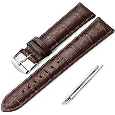iStrap Correias de Relógio de Couro Correia de Substituição para Homens e Mulheres Fivela de Aço Inoxidável 18 mm 19 mm 20 mm 21 mm 22 mm 24 mm Preto Marrom, 21 mm, Clássico iStrap Correias de Relógio de Couro Correia de Substituição para Homens e Mulheres Fivela de Aço Inoxidável 18 mm 19 mm 20 mm 21 mm 22 mm 24 mm Preto Marrom, 21 mm, Clássico