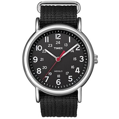 Timex Relógio de quartzo unissexo Weekender Slip-Through 38 mm Timex Relógio de quartzo unissexo Weekender Slip-Through 38 mm
