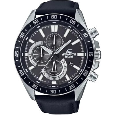 Casio Relógio Cronógrafo Masculino de Quartzo Edifice, Prata Casio Relógio Cronógrafo Masculino de Quartzo Edifice, Prata