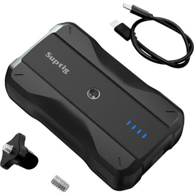Suptig Carregador portátil de 9000 mAh compatível com GoPro, Canon, Nikon, DJI osmo, Insta 360, Akaso More câmara, telefone, etc. Suptig Carregador portátil de 9000 mAh compatível com GoPro, Canon, Nikon, DJI osmo, Insta 360, Akaso More câmara, telefone, etc.