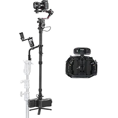 Tilta Float Sistema de suporte de cardan de mão flutuante compatível com Compatível com DJI RS 2/RS 3 Pro/RS4 Pro, bateria não incluída, flexível, leve e durável Tilta Float Sistema de suporte de cardan de mão flutuante compatível com Compatível com DJI RS 2/RS 3 Pro/RS4 Pro, bateria não incluída, flexível, leve e durável