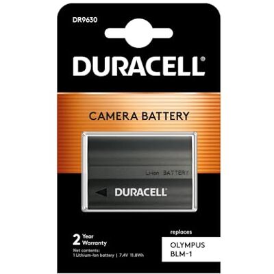 Duracell DR9630 Bateria para câmara digital 7,4 V, 1400 mAh (substitui a bateria original de Olympus BLM-1) Duracell DR9630 Bateria para câmara digital 7,4 V, 1400 mAh (substitui a bateria original de Olympus BLM-1)