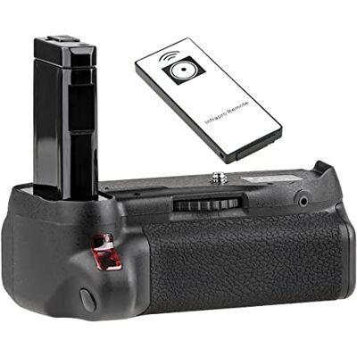 ayex Punho de bateria compatível com Nikon D5500 e D5600, inclui disparador remoto por infravermelhos, cabo de bateria, ideal para fotografar em formato vertical semelhante ao MB-D5500 ayex Punho de bateria compatível com Nikon D5500 e D5600, inclui disparador remoto por infravermelhos, cabo de bateria, ideal para fotografar em formato vertical semelhante ao MB-D5500