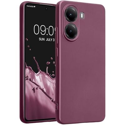 kwmobile Capa compatível com Xiaomi Poco X7 Pro 5G Capa ultrafina de TPU com bordas elevadas Lavanda metalizado kwmobile Capa compatível com Xiaomi Poco X7 Pro 5G Capa ultrafina de TPU com bordas elevadas Lavanda metalizado