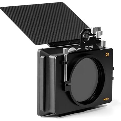 NiSi C5 Caixa mate Filmmaker Kit para alvo de 67 mm, 72 mm, 77 mm, 82 mm Matte Box, bandejas de filtro, True Color VND 1-5 passos, FS ND16, Black Mist 1/8, anéis adaptadores NiSi C5 Caixa mate Filmmaker Kit para alvo de 67 mm, 72 mm, 77 mm, 82 mm Matte Box, bandejas de filtro, True Color VND 1-5 passos, FS ND16, Black Mist 1/8, anéis adaptadores