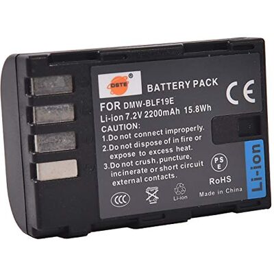DSTE DMW-BLF19E DMW-BLF19 Bateria de substituição compatível com Panasonic Lumix DMC-GH3,DMC-GH3GK, DMC-GH3H,DMC-GH3HGK, DMC-GH3K Body, DMC-GH4H, DMC-GH4 DSTE DMW-BLF19E DMW-BLF19 Bateria de substituição compatível com Panasonic Lumix DMC-GH3,DMC-GH3GK, DMC-GH3H,DMC-GH3HGK, DMC-GH3K Body, DMC-GH4H, DMC-GH4