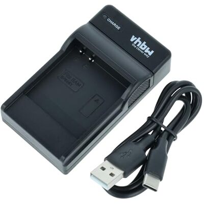 vhbw Carregador de bateria USB compatível com Samsung VP-MX10AU, SMX-F30, SMX-F33, SMX-F34 baterias câmaras, câmaras de vídeo, DSLR suporte carregamento SMX-F33, SMX-F34, VP-HMX10, VP-HMX10C cámara videocámara/batería + cable USB-C + LED vhbw Carregador de bateria USB compatível com Samsung VP-MX10AU, SMX-F30, SMX-F33, SMX-F34 baterias câmaras, câmaras de vídeo, DSLR suporte carregamento SMX-F33, SMX-F34, VP-HMX10, VP-HMX10C cámara videocámara/batería + cable USB-C + LED