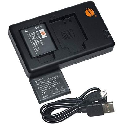 DSTE D-LI92 Bateria de substituição e carregador micro USB compatível com Olympus LI-50B Ricoh Pentax Optio I-10, RZ10, RZ18, WG-1, WG-1 GPS, WG-2, WG-2 GPS, WG-3, WG-3 GPS, WG-4 GPS, WGPS, WGPS, WGPS, WG-4G-4GPS, WG-4G-4GPS, WG-4. G-4G GPS, WG-10, X70 (2 DSTE D-LI92 Bateria de substituição e carregador micro USB compatível com Olympus LI-50B Ricoh Pentax Optio I-10, RZ10, RZ18, WG-1, WG-1 GPS, WG-2, WG-2 GPS, WG-3, WG-3 GPS, WG-4 GPS, WGPS, WGPS, WGPS, WG-4G-4GPS, WG-4G-4GPS, WG-4. G-4G GPS, WG-10, X70 (2