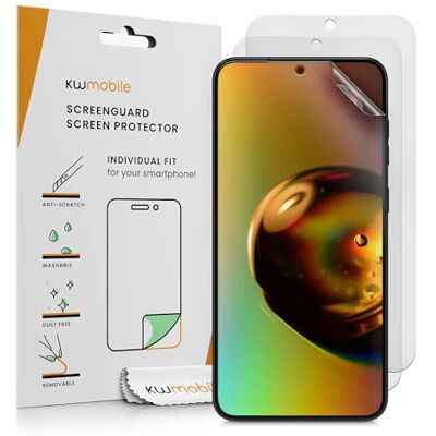 kwmobile 3 x Folha protetora mate e anti-reflexão com efeito anti-impressões compatível com Samsung Galaxy S25 Edge kwmobile 3 x Folha protetora mate e anti-reflexão com efeito anti-impressões compatível com Samsung Galaxy S25 Edge