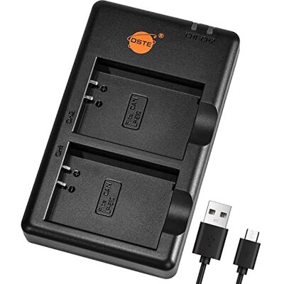 DSTE LC-E10 LP-E10 Bateria USB Dual Quick carregador compatível para Canon EOS 1100D, EOS 1200D, Kiss X50, Kiss X70, Rebel T3, Rebel T5 DSTE LC-E10 LP-E10 Bateria USB Dual Quick carregador compatível para Canon EOS 1100D, EOS 1200D, Kiss X50, Kiss X70, Rebel T3, Rebel T5