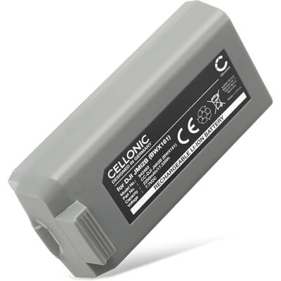 CELLONIC Bateria compatível com dji Mini 2, Mavic Mini 2, BWX161 2250 mAh, 7,7 V, iões de lítio para DJI BWX161-2250-7,7, CP.MA.0000326.01 CELLONIC Bateria compatível com dji Mini 2, Mavic Mini 2, BWX161 2250 mAh, 7,7 V, iões de lítio para DJI BWX161-2250-7,7, CP.MA.0000326.01