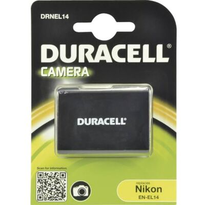Duracell DRNEL14 Bateria para câmara digital 7,4 V, 950 mAh (substitui a bateria original da Nikon EN-EL14) Duracell DRNEL14 Bateria para câmara digital 7,4 V, 950 mAh (substitui a bateria original da Nikon EN-EL14)