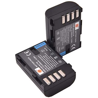 DSTE ® 2x DMW-BLF19E Li-ion bateria para Panasonic DMC-GH3 DSTE ® 2x DMW-BLF19E Li-ion bateria para Panasonic DMC-GH3