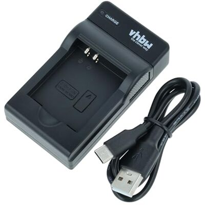 vhbw Carregador USB compatível com Leica C câmara de vídeo/bateria indicador de carregamento, 4,2 V BP-DC14E cámara videocámara/batería + cable USB-C + LED vhbw Carregador USB compatível com Leica C câmara de vídeo/bateria indicador de carregamento, 4,2 V BP-DC14E cámara videocámara/batería + cable USB-C + LED