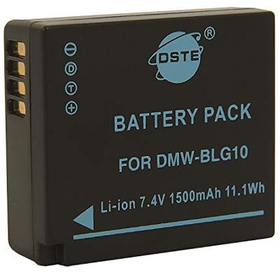 DSTE Bateria de substituição DMW-BLG10 compatível com DMW-BLG10E DMW-BLE9 e Leica BP-DC15, DC-LX100 II, DMC-GF6, GX80, GX85 DSTE Bateria de substituição DMW-BLG10 compatível com DMW-BLG10E DMW-BLE9 e Leica BP-DC15, DC-LX100 II, DMC-GF6, GX80, GX85