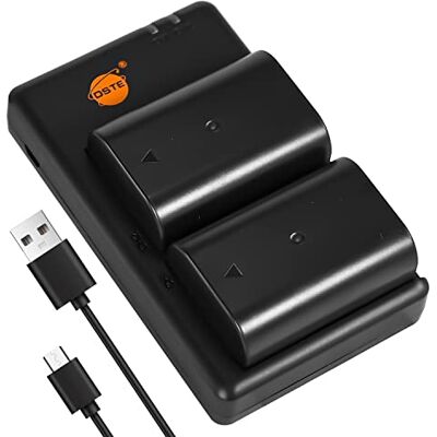 DSTE 2 peças DMW-BLF19E bateria e carregador compatível para Panasonic DMC-GH3, DMC-GH4, DC-GH5 DSTE 2 peças DMW-BLF19E bateria e carregador compatível para Panasonic DMC-GH3, DMC-GH4, DC-GH5