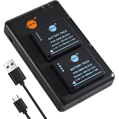 DSTE 2 peças DMW-BLG10 DMW-BLG10E (1500 mAh/7,4 V) bateria carregador compatível para Panasonic Lumix DMC-GF6, DMC-GX85, DMC-LX100, DMC-TZ81, DMC-TZ100, DMC-TZ1000, DMC-TZ, DMC-TZ, DMC-TZ1, DMC-TZ1, DMC-TZ10000, DMC-TZ, DMC-TZ, DMC-TZ1, DMC-TZ1, DMC-TZ1, DSTE 2 peças DMW-BLG10 DMW-BLG10E (1500 mAh/7,4 V) bateria carregador compatível para Panasonic Lumix DMC-GF6, DMC-GX85, DMC-LX100, DMC-TZ81, DMC-TZ100, DMC-TZ1000, DMC-TZ, DMC-TZ, DMC-TZ1, DMC-TZ1, DMC-TZ10000, DMC-TZ, DMC-TZ, DMC-TZ1, DMC-TZ1, DMC-TZ1,