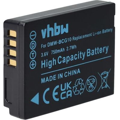 vhbw Bateria compatível com Panasonic Lumix DMC-TZ7 DMC-TZ6, DMC-TZ31, DMC-TZ9, DMC-TZ36, DMC-TZ8, DMC-TZ30 câmara (750 mAh, 3,6 V, Li-Ion) vhbw Bateria compatível com Panasonic Lumix DMC-TZ7 DMC-TZ6, DMC-TZ31, DMC-TZ9, DMC-TZ36, DMC-TZ8, DMC-TZ30 câmara (750 mAh, 3,6 V, Li-Ion)