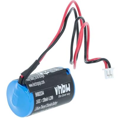 vhbw Bateria compatível com Testo 175 H1, 175 H2, 175 S1, 175 S2, 175 T3 registrador de temperatura (1200 mAh, 3,6 V, Li-SOCl2) 175 S2, 175 S1, 175 H2, 175 H1 registrador de temperatura (1200 mAh, 3,6 V, Li-SOCl2) vhbw Bateria compatível com Testo 175 H1, 175 H2, 175 S1, 175 S2, 175 T3 registrador de temperatura (1200 mAh, 3,6 V, Li-SOCl2) 175 S2, 175 S1, 175 H2, 175 H1 registrador de temperatura (1200 mAh, 3,6 V, Li-SOCl2)