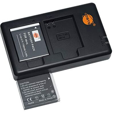 DSTE NB-6LH 6L (2 unidades) Bateria recarregável de substituição e carregador duplo compatível com Canon PowerShot SX280 HS,SX500 is,SX510 HS,SX600 HS, SD4000 is, D10, D20, ELPH 500 HS,S90, 95,S120 SL. R câmara uss W DSTE NB-6LH 6L (2 unidades) Bateria recarregável de substituição e carregador duplo compatível com Canon PowerShot SX280 HS,SX500 is,SX510 HS,SX600 HS, SD4000 is, D10, D20, ELPH 500 HS,S90, 95,S120 SL. R câmara uss W
