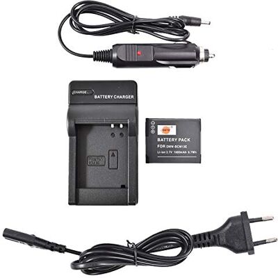 DSTE DMW-BCM13 Bateria e carregador compatível para Panasonic Lumix DMC-ZS30 DMC-ZS35 DMC-ZS45 DSTE DMW-BCM13 Bateria e carregador compatível para Panasonic Lumix DMC-ZS30 DMC-ZS35 DMC-ZS45