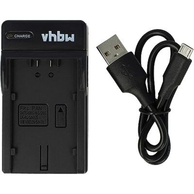 vhbw Carregador de bateria USB compatível com Leica Digilux 1, 3 baterias câmaras, câmaras de vídeo, DSLR suporte carregamento CGR-D220E/1B, CGR-D220, CGR-D16SE/1B cámara videocámara/batería + cable Micro-USB + LED vhbw Carregador de bateria USB compatível com Leica Digilux 1, 3 baterias câmaras, câmaras de vídeo, DSLR suporte carregamento CGR-D220E/1B, CGR-D220, CGR-D16SE/1B cámara videocámara/batería + cable Micro-USB + LED