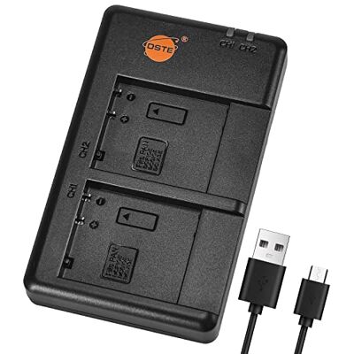 DSTE Fast Charging USB duplo carregador compatível para Panasonic DMW-BCF10E, DMW-BCG10, DMW-BCJ13E DSTE Fast Charging USB duplo carregador compatível para Panasonic DMW-BCF10E, DMW-BCG10, DMW-BCJ13E
