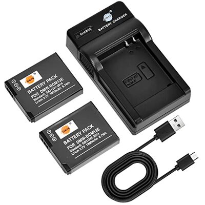 DSTE 2 peças DMW-BCM13 DMW-BCM13E bateria e carregador compatível com Panasonic Lumix DMC-FT5, DMC-TS5, DMC-TZ37, DMC-TZ40, DMC-ZS27, DMC-ZS30 DSTE 2 peças DMW-BCM13 DMW-BCM13E bateria e carregador compatível com Panasonic Lumix DMC-FT5, DMC-TS5, DMC-TZ37, DMC-TZ40, DMC-ZS27, DMC-ZS30