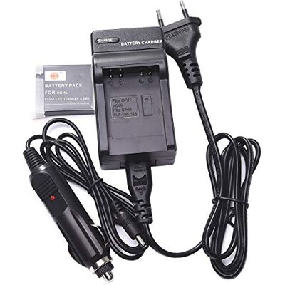 DSTE NB-6L NB-6LH Bateria e carregador compatível para Canon PowerShot SX170 SX600 SX240 SX260 SX270 SX280 SX500 SX510 DSTE NB-6L NB-6LH Bateria e carregador compatível para Canon PowerShot SX170 SX600 SX240 SX260 SX270 SX280 SX500 SX510