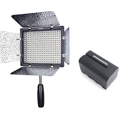 YONGNUO YN-300 III YN300 III Pro vídeo LED 5500K luz para Canon Nikon DSLR DV da câmara e câmara de vídeo com WINGONEER NP-F770 bateria e carregador de bateria YONGNUO YN-300 III YN300 III Pro vídeo LED 5500K luz para Canon Nikon DSLR DV da câmara e câmara de vídeo com WINGONEER NP-F770 bateria e carregador de bateria
