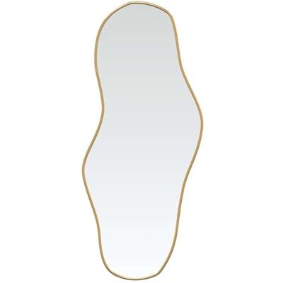vidaXL Espelho de parede dourado 100 x 45 cm vidaXL Espelho de parede dourado 100 x 45 cm