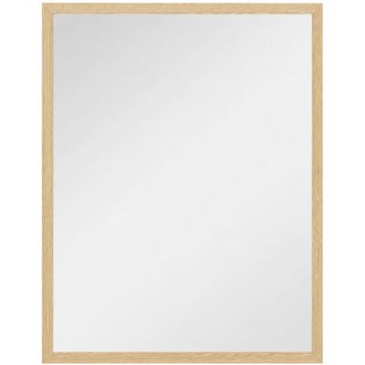 HOMCOM Espelho de parede espelho de casa de banho retangular 70 x 90 cm Decorativo, para sala de estar, entrada, corredor, horizontal ou vertical HOMCOM Espelho de parede espelho de casa de banho retangular 70 x 90 cm Decorativo, para sala de estar, entrada, corredor, horizontal ou vertical