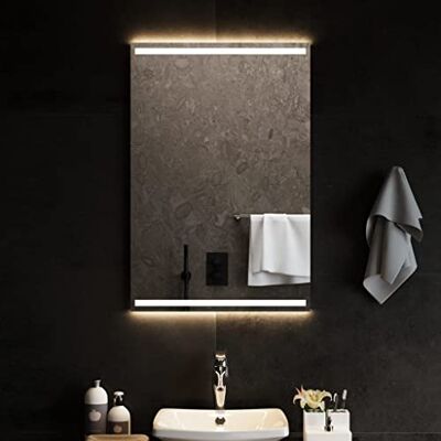 vidaXL Espelho de casa de banho com LED 60 x 90 cm vidaXL Espelho de casa de banho com LED 60 x 90 cm