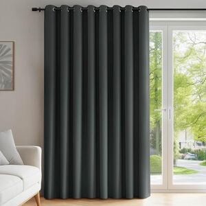 Deconovo - 254x214 cm Occhielli - Cinza escuro - Cortina Deconovo - 254x214 cm Occhielli - Cinza escuro - Cortina
