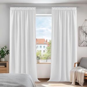 Deconovo - Tende Oscuranti 2pc 140x260 - Cinza Pérola - Curtains Deconovo - Tende Oscuranti 2pc 140x260 - Cinza Pérola - Curtains